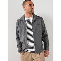 Mango Dover Jacket With Pockets - Grey