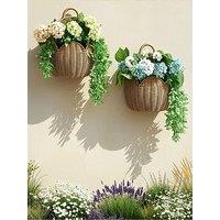 The Very Collection Set 2 Scalloped Wall Planters