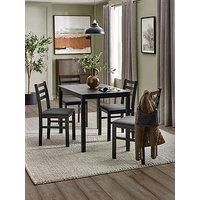 Julian Bowen Keats Dining Table With 4 Chairs