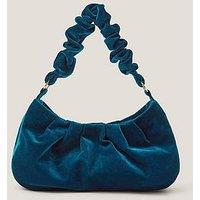 Monsoon Vela Velvet Bag - Green