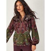 Monsoon Jemima Jersey Top - Green