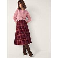 Monsoon Charly Check Skirt - Red