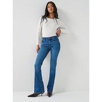 7 For All Mankind Slim Illusion Bootcut Jeans - Blue