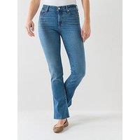 7 For All Mankind Slim Illusion Bootcut Tailorless Jeans - Blue