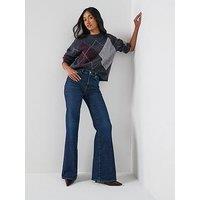 7 For All Mankind Modern Dojo In Luxe Vintage Jeans - Navy