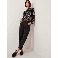 Monsoon Farah Velvet Jacket - Black