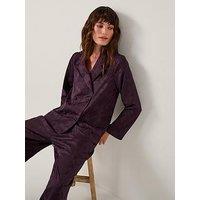 Monsoon Rory Satin Blazer - Purple