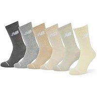 New Balance Everyday Seasonal Crew Socks 6 Pack - Multi