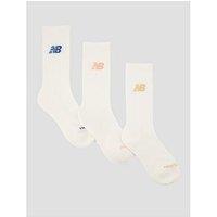 New Balance Everyday Seasonal Crew Socks 3 Pack - Multi
