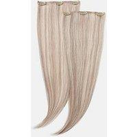 Beauty Works X Huda Barely There Mix & Match Duo 18" Iced Blonde