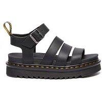 Dr Martens Blaire Athena Leather Sandals - Black