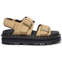 Dr Martens Zebzag Eh Suede Sandals - Tan