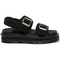 Dr Martens Zebzag Sandals - Black Eh Suede