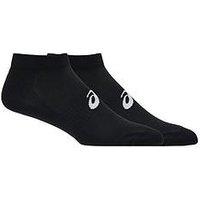 Asics Unisex Running 3 Pack Ankle Socks - Black