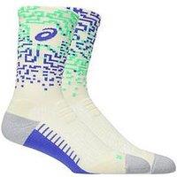 Asics Unisex Running Crew Socks - White/Purple