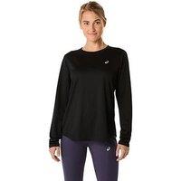 Asics Womens Running Core Long Sleeve T-Shirt - Black