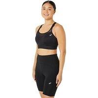 Asics Womens Running Road Combination High Support Sports Bra - Black