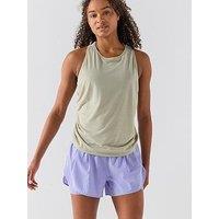 Asics Womens Running Nagino Adjustable Tank - Khaki