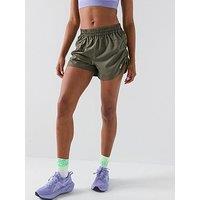 Asics Womens Running Nagino Adjustable 4Inch Shorts - Khaki