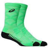 Asics Unisex Running Crew Socks - Green