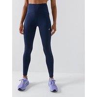 Asics Womens Running Road High Waist Tights - Navy