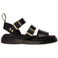 Dr Martens Gryphon Atlas Leather Sandals - Black