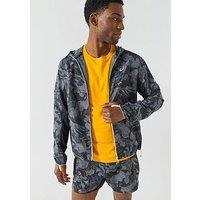 Asics Mens Running Fujitrail Packable Jacket - Black