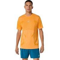 Asics Mens Running Road Seamless T-Shirt - Orange