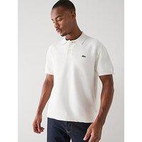 Lacoste Classic Fit Knitted Polo Shirt - White