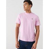 Lacoste Mid Weight Cotton T-Shirt- Pink