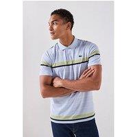 Lacoste Regular Fit Ultra-Dry Upf50 Jersey Golf Polo Shirt - Light Blue