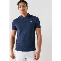Lacoste Ultra-Dry Honeycomb Jersey Tennis Polo Shirt - Blue
