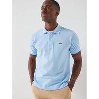Lacoste Lacoste L.12.12 Pique Short Sleeve Polo Shirt - Light Blue