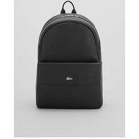 Lacoste Pu Leather Backpack - Black