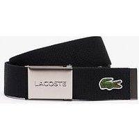 Lacoste L.12.12 Concept Woven Belt - Black