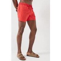 Lacoste Short Quick-Dry Swim Trunks - Red