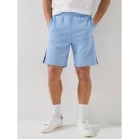 Lacoste Regular Fit Colorblock Fleece Shorts - Blue
