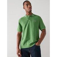 Lacoste Classic Fit Knitted Polo Shirt - Green