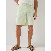 Lacoste Relaxed Fit Ultra-Dry Upf50 Stretch Golf Bermuda Shorts - Beige