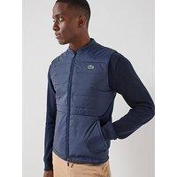 Lacoste Stretch Breathable Waterproof Padded Golf Vest - Navy