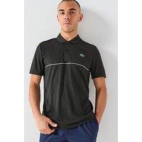 Lacoste Regular Fit Ultra-Dry Upf50 Off Court Polo Shirt - Black