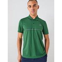Lacoste Regular Fit Ultra-Dry Upf50 Off Court Polo Shirt - Green