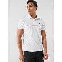 Lacoste Regular Fit Ultra-Dry Upf50 Off Court Polo Shirt - White