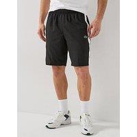 Lacoste Regular Fit Water-Repellent Off Court Shorts - Black