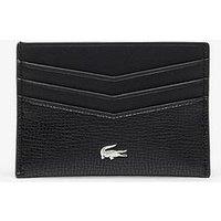 Lacoste Leather Card Holder - Black