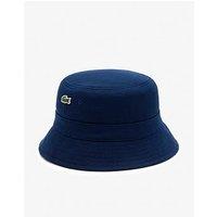 Lacoste Pique Bucket Hat - Navy