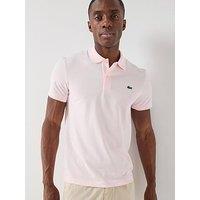 Lacoste Lacoste Regular Fit Cotton Blend Ottoman Polo Short - Light Pink