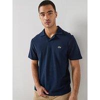 Lacoste Lacoste Classic Fit Open Neck Polo Shirt - Navy
