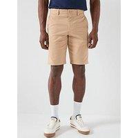 Lacoste Slim Fit Stretch Cotton Chino Bermuda Shorts - Beige