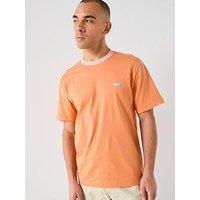 Lacoste Tipped Contrast Classic Fit T-Shirt - Orange